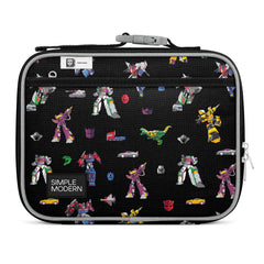 Simple Modern Hadley vista frontal con cierre y diseño Transformers, fácil identificación