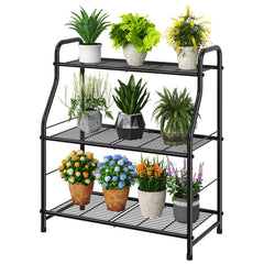 Simple Trending vista frontal del soporte mostrando tres niveles y capacidad
