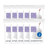 simplehuman paquete Code J visto de frente mostrando calidad y ajuste perfecto