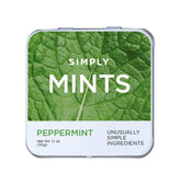 Simply Gum vista frontal del empaque mostrando latas reutilizables y frescor