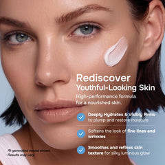 SimplyVital textura cremosa en primer plano, hidratación visible inmediata