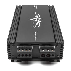 Skar Audio RP-1200.1D terminales de 4 gauge para máxima corriente