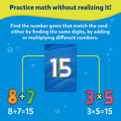Skillmatics cartas impermeables con retos numéricos claros y duraderos