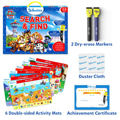 Skillmatics detalle de una manta doble cara PAW Patrol para observación