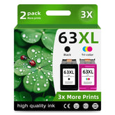 Skyink pack 63XL frontal mostrando caja y cartuchos, solución económica