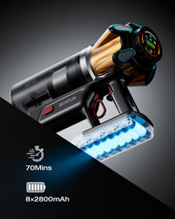 Skykylin luz LED verde en cabezal para iluminar polvo escondido