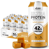 Slate lata frontal sabor salted caramel mostrando diseño y conveniencia