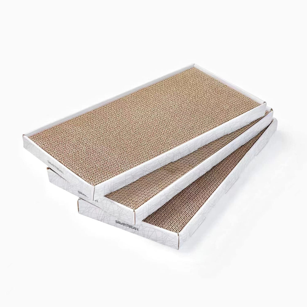 SMARTBEAN rascador frontal del paquete mostrando la forma y diseño atractivo