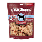 SmartBones paquete frontal mostrando 56 mini bones como premio sabroso