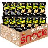 Smartfood front packaging showing 40-count bulk box and branding benefits