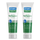 SmartMouth front packaging shows two 6 oz tubes and clear product benefit