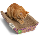 SmartyKat vista frontal del chaise que muestra forma y beneficio de acunar al gato