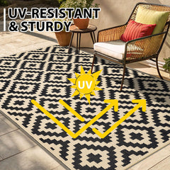Smiry alfombra en patio ambiente exterior acogedor y protección UV