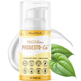 SMNutrition envase frontal mostrando 4 oz y 2000 mg de progesterona