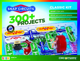 Snap Circuits caja frontal mostrando el kit y beneficio educativo