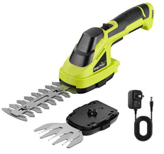 SnapFresh front view of green cordless trimmer showing compact design and portability