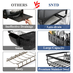 SNTD porta cubiertos con tres compartimentos para organizar utensilios