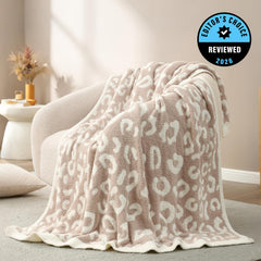 Snuggle Sac reverso liso y estampado leopardo, doble estilo utilizable