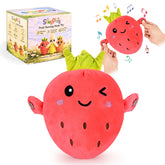 SNUGPLAY fresa frontal mostrando diseño adorable y activación táctil