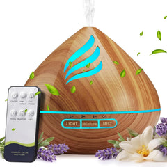 SOLEILHOME difusor 500ml visto frontal, diseño elegante y capacidad grande