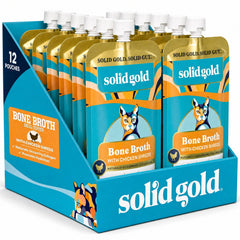 Solid Gold paquete frontal del caldo para identificar el producto y contenido