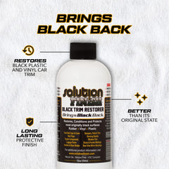 Solution Finish textura del producto en paño mostrando fácil aplicación