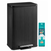 SONGMICS cubo de basura frontal elegante y resistente
