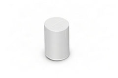 Sonos Era 100 SL frontal mostrando diseño compacto y acabado blanco, mejora estética