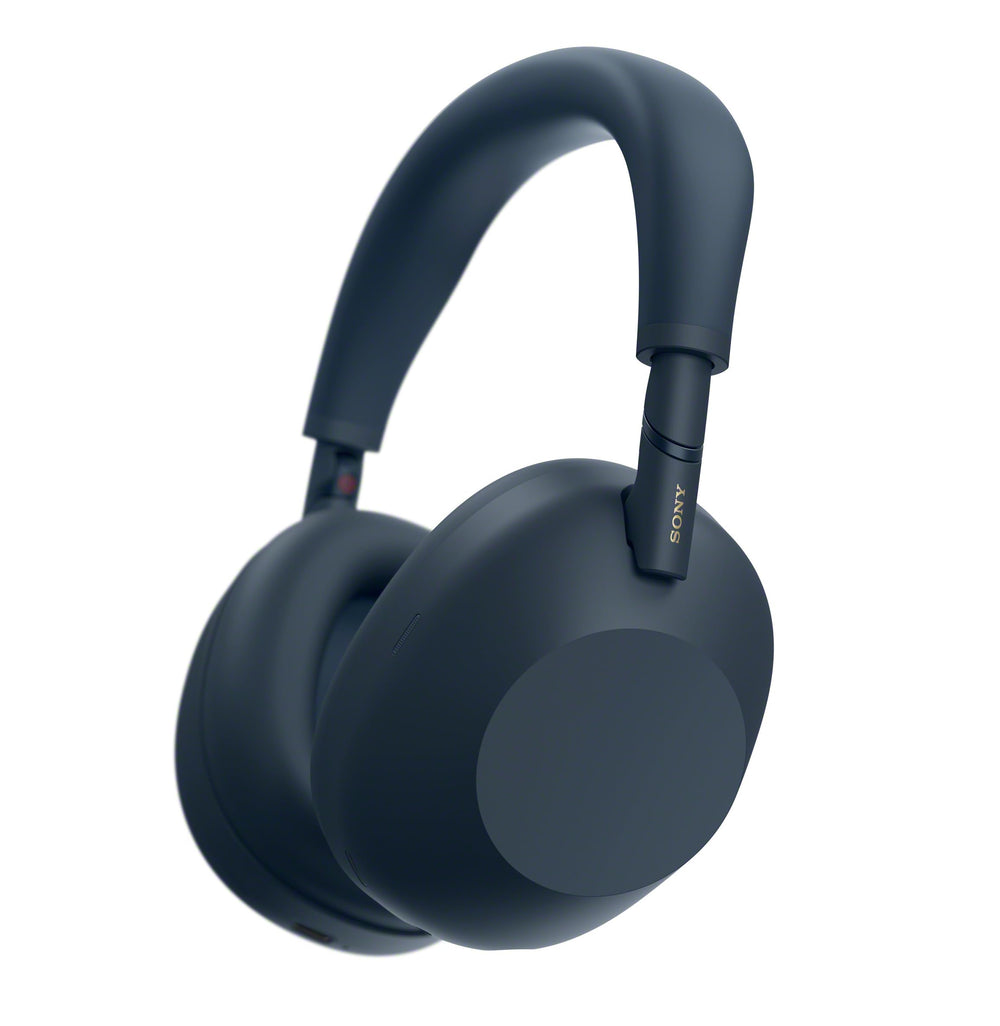 Sony WH-1000XM6 frontal Midnight Blue mostrando diseño elegante y aislamiento