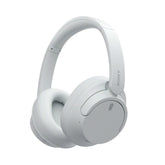 Sony WH-CH720N vista frontal blanca mostrando diseño elegante y comodidad