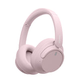 Sony WH-CH720N frontal rosa mostrando diseño liviano y confort