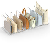 SortNStore vista frontal del organizador manteniendo bolsos ordenados