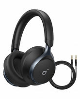 Soundcore auriculares over-ear frontal mostrando diseño y terminación, comodidad todo el día