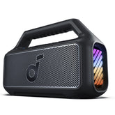 Soundcore Boom 2 frontal mostrando rejilla y potencia sonora