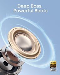 Soundcore C50i primer plano del driver 12 mm para graves potentes