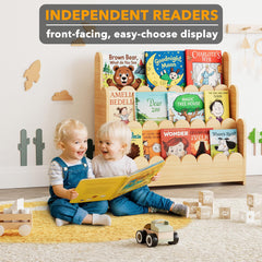 SpaceAid detalle del borde ondulado para evitar que los libros se caigan