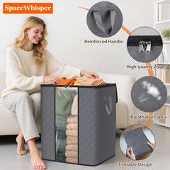SpaceWhisper ventana transparente permite identificar contenido rápidamente