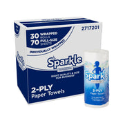 Georgia-Pacific Sparkle PRO rollo frontal mostrando diseño profesional y brillo absorbente