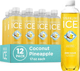 Sparkling Ice botella frente con sabor coco piña y refresco inmediato