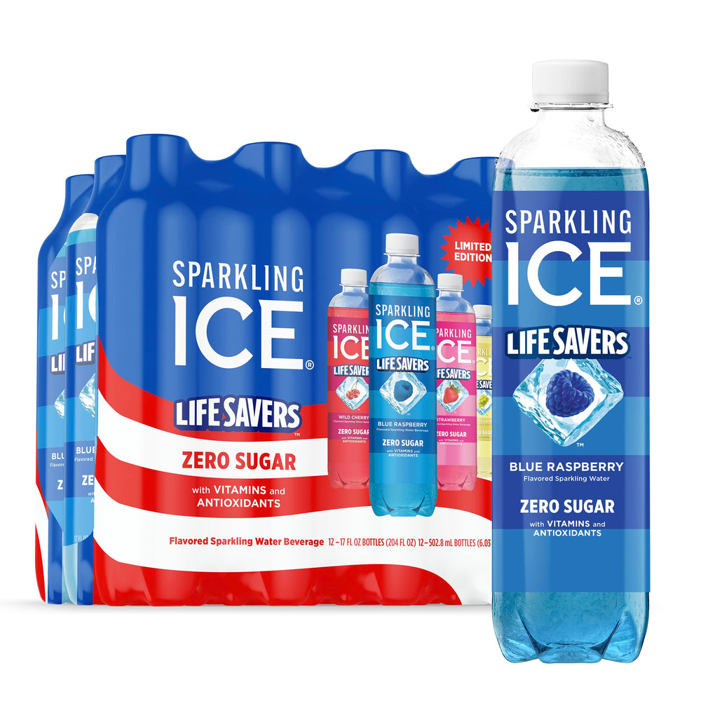 Sparkling Ice botella frontal mostrando el diseño y atractivo del pack