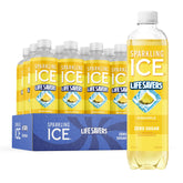 Sparkling Ice LIFESAVERS piña frente mostrando el envase y color natural