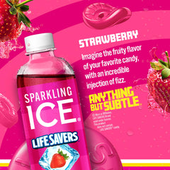 Sparkling Ice detalle de etiqueta con vitaminas y sin colorantes para tranquilidad