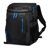 SPARTER vista frontal de mochila nevera con gran capacidad y cierre seguro