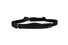 SPIbelt bolsillo expandible abierto mostrando capacidad para móvil y accesorios