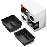 Spigen organizador consola frontal mostrando ajuste preciso y orden