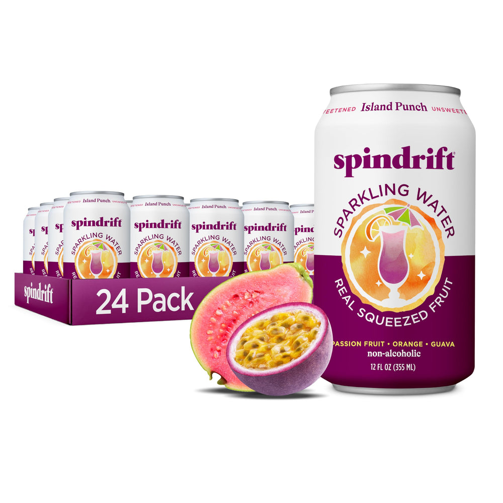Spindrift lata frontal mostrando diseño y frescura