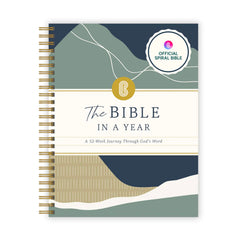 SPIRAL BIBLE portada Mountains con diseño atractivo y durable
