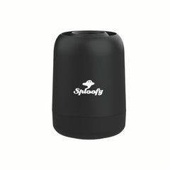 Sploofy PRO II vista frontal en negro mostrando diseño discreto y compacto