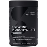 Sports Research frasco frontal del producto mostrando etiqueta clara y cantidad