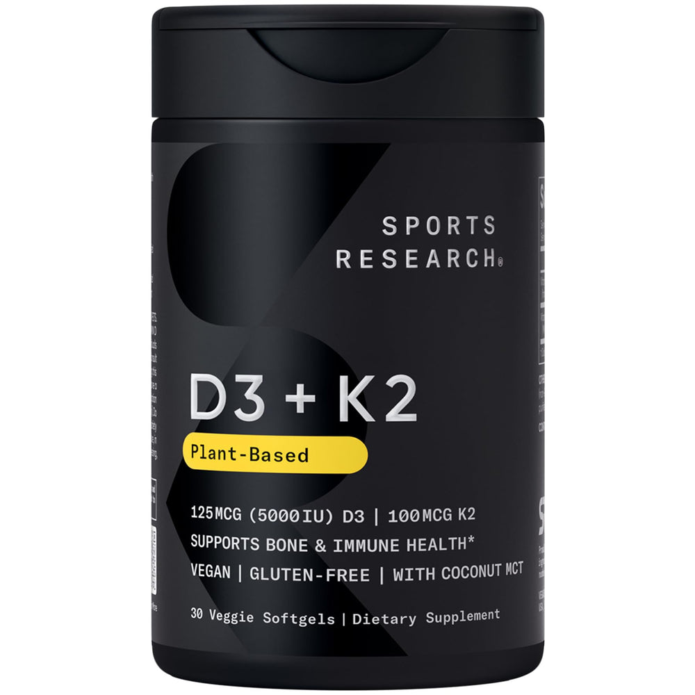 Sports Research frente del envase mostrando la marca y beneficios